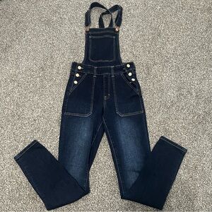 GUESS Blue Denim Jean Overalls Women’s Size 27